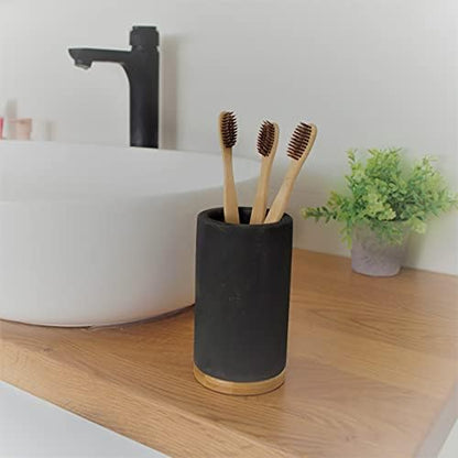 Minimalist Bamboo Toothbrush Holder