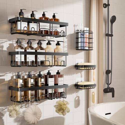 Space-Saving Rustproof Shower Shelves